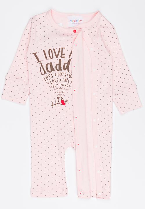Pop Candy - Printed Bodysuit Pale Pink