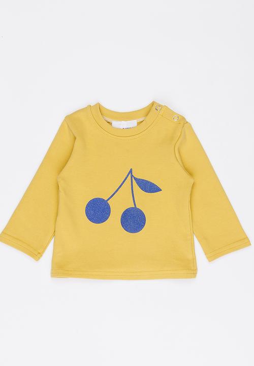 Pop Candy - Long Sleeve Printed Tee Yellow