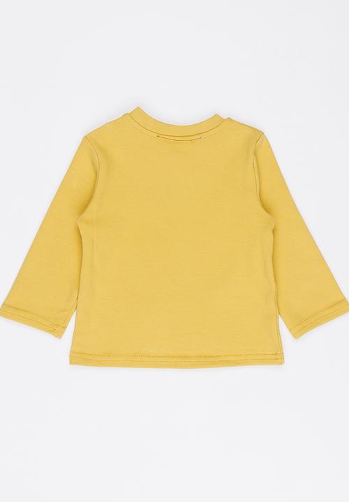 Pop Candy - Long Sleeve Printed Tee Yellow