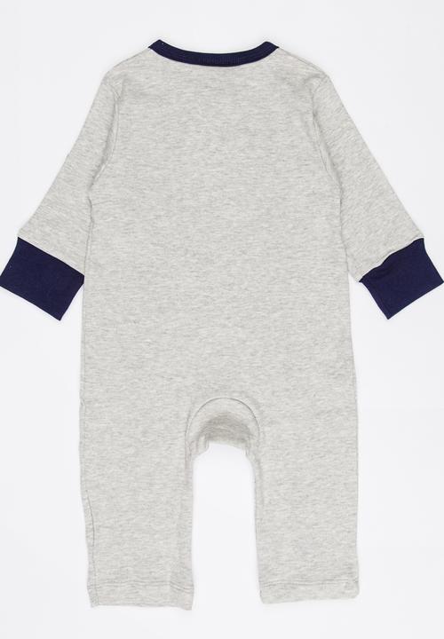 Pop Candy - Printed Sleepsuit Grey