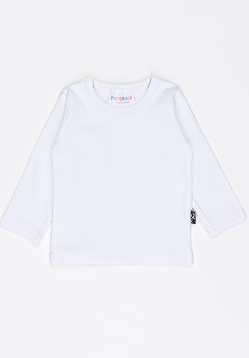 Pop Candy - Long Sleeve Tee White