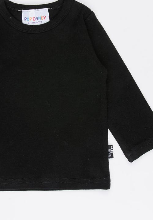 Pop Candy - Long Sleeve Tee Black