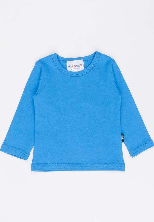 Pop Candy - Long Sleeve Tee Mid Blue