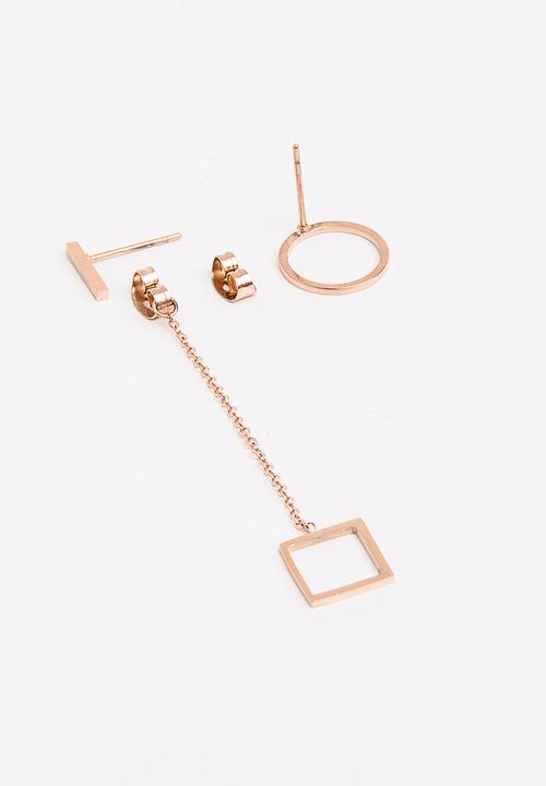 Pop Candy - Mismatch Earrings Rose