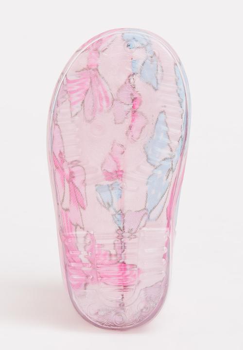 Pop Candy - Girls  Printed Boot Pale Pink