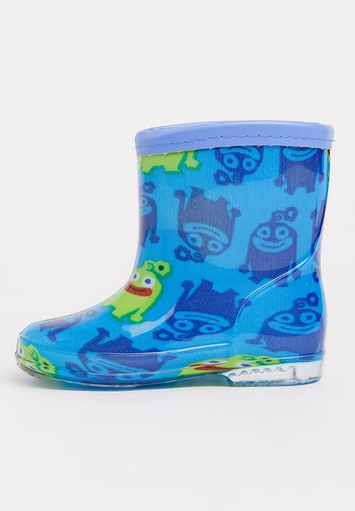 Pop Candy - Boys alien printed boot - blue