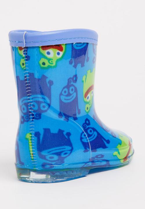 Pop Candy - Boys alien printed boot - blue