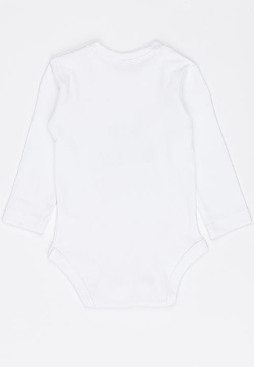 Funky Shop - Slogan Baby Grow White