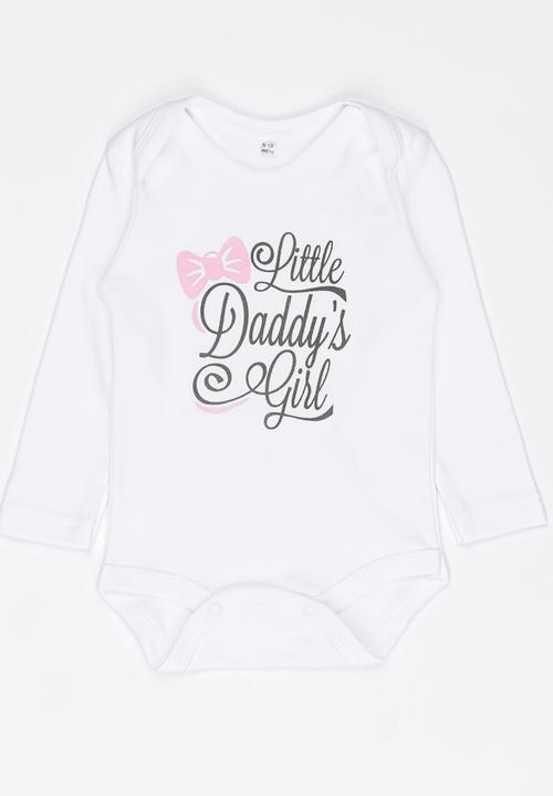 Funky Shop - Slogan Baby Grow White