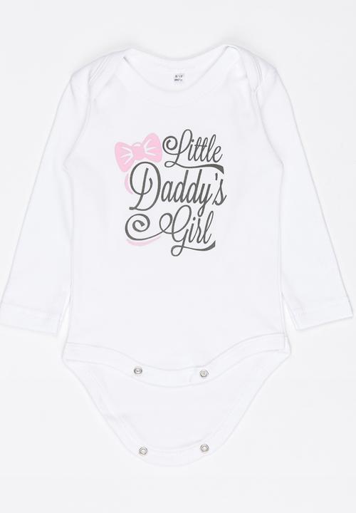 Funky Shop - Slogan Baby Grow White