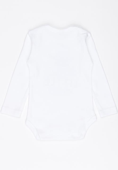 Funky Shop - Little monster baby grow - white