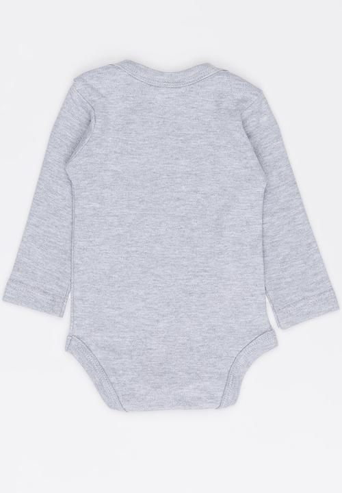 Funky Shop - Twinkle star baby grow - grey