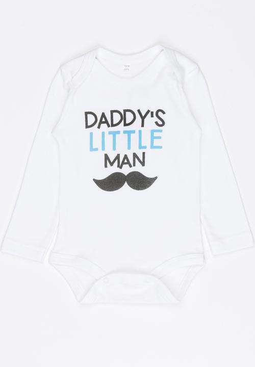 Funky Shop - Slogan Baby Grow White