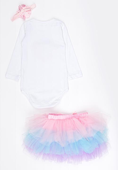 Pop Candy - 3 Piece Tutu Skirt Set Multi-colour