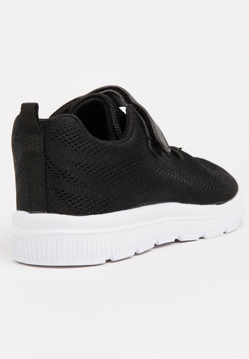 Pop Candy - Knitted Detail Sneakers Black