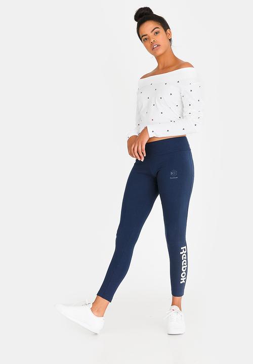 Reebok Classic - Long Sleeve Cropped Tee White