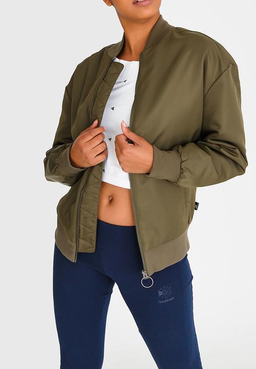 Reebok Classic - Woven Bomber Jacket Green