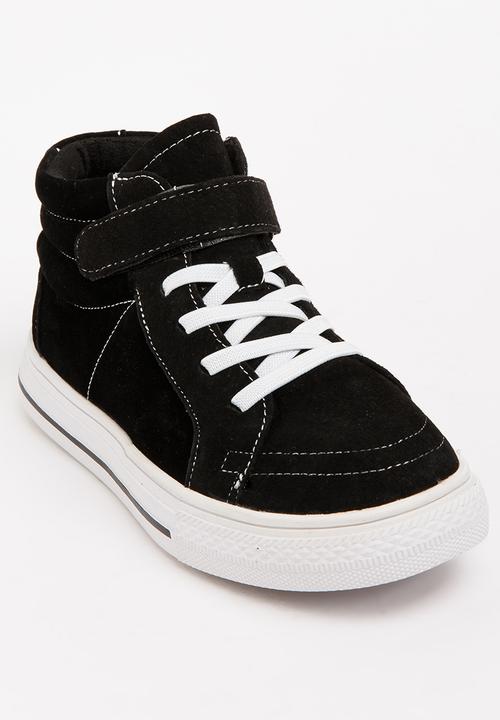 Pop Candy - Boys Hi Top Sneaker Black
