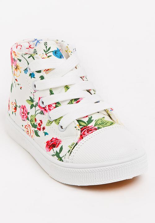 Pop Candy - Printed High Top Sneaker Multi-colour