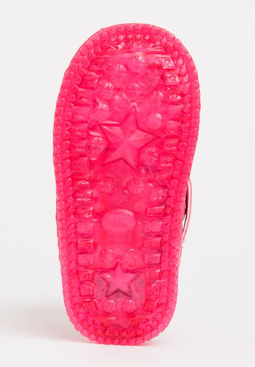Pop Candy - Light Up Boot Dark Pink