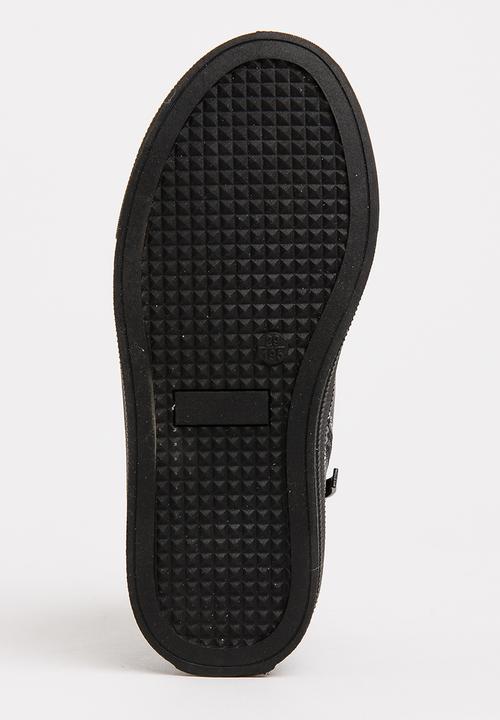 Pop Candy - Boys Hi Top Sneaker Black
