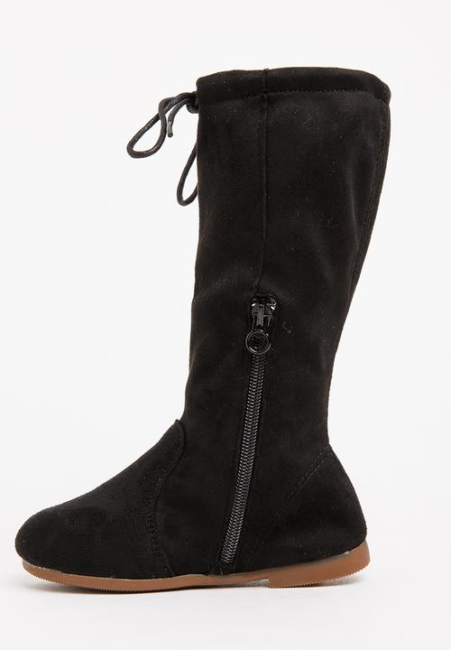 Pop Candy - Girls Knee-Length Boot Black
