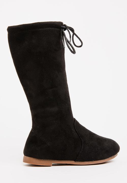 Pop Candy - Girls Knee-Length Boot Black