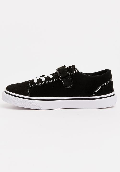 Pop Candy - Boys Low Top Sneaker Black
