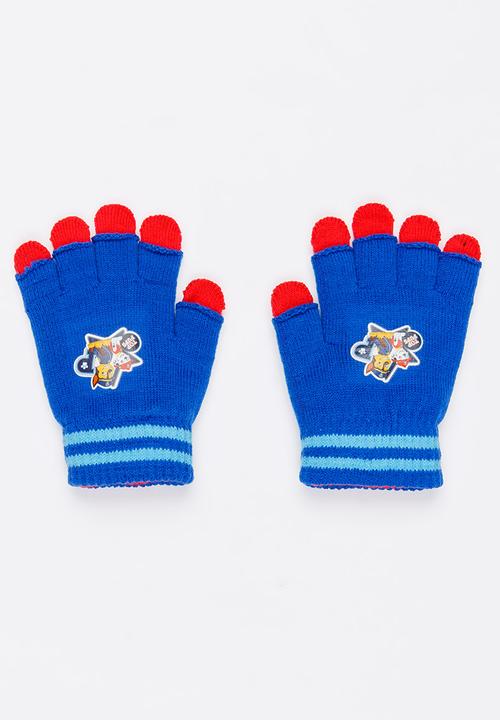 Character Fashion - Paw Patrol 2 Pack Gloves Blue