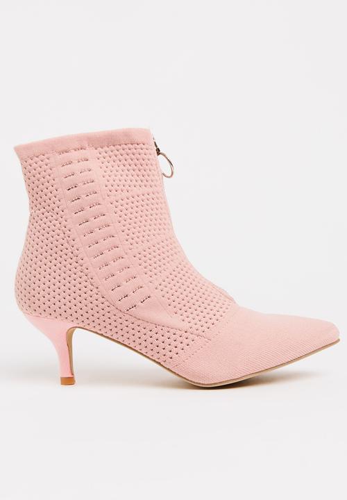light pink sock boots