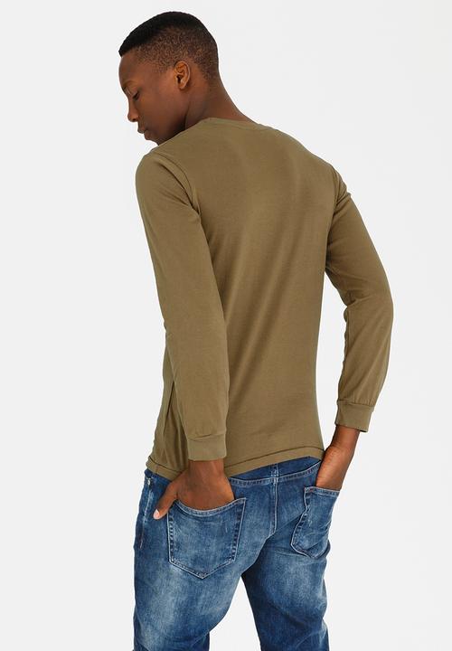 STYLE REPUBLIC - Vince Cotton Tee Khaki Green