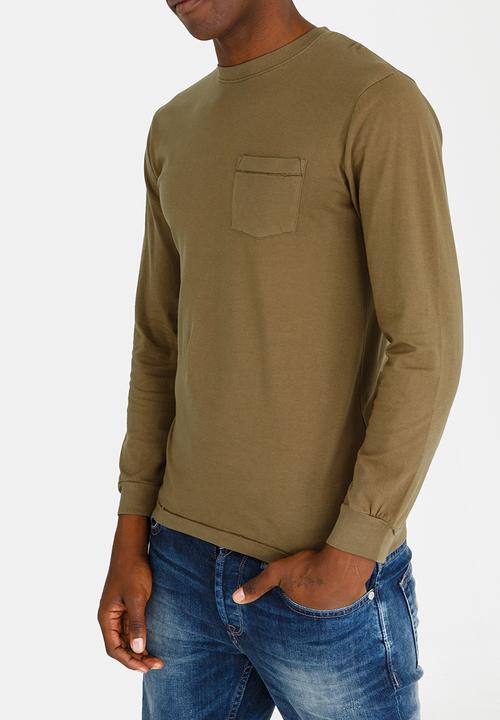 STYLE REPUBLIC - Vince Cotton Tee Khaki Green