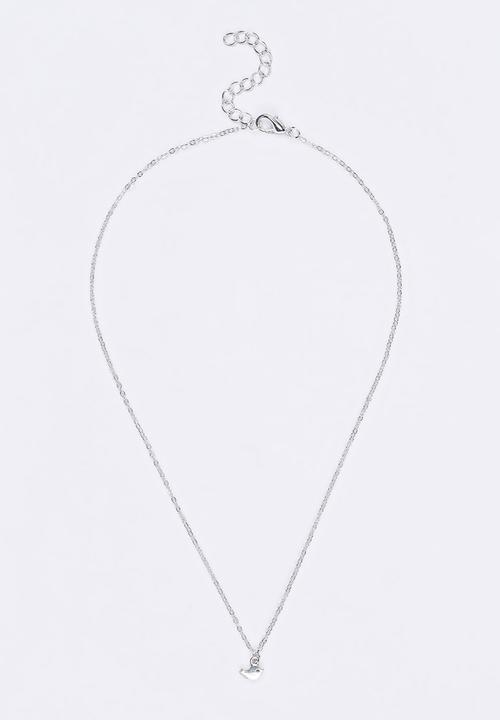 Jewels and Lace - Bird Necklace Silver