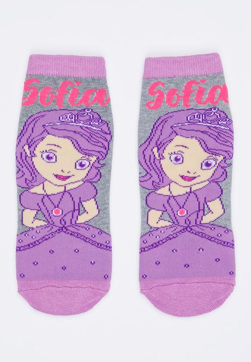 Character Fashion - Sofia The First Slipper Socks Multi-colour