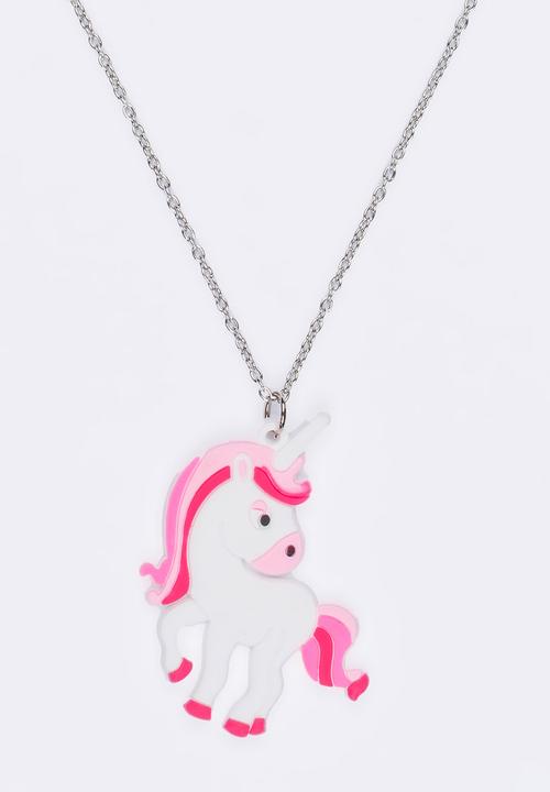 Jewels and Lace - Unicorn Necklace Multi-colour