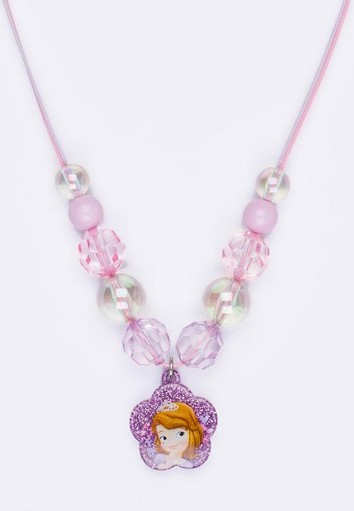 Character Fashion - Sofia The First Necklace Pale Pink