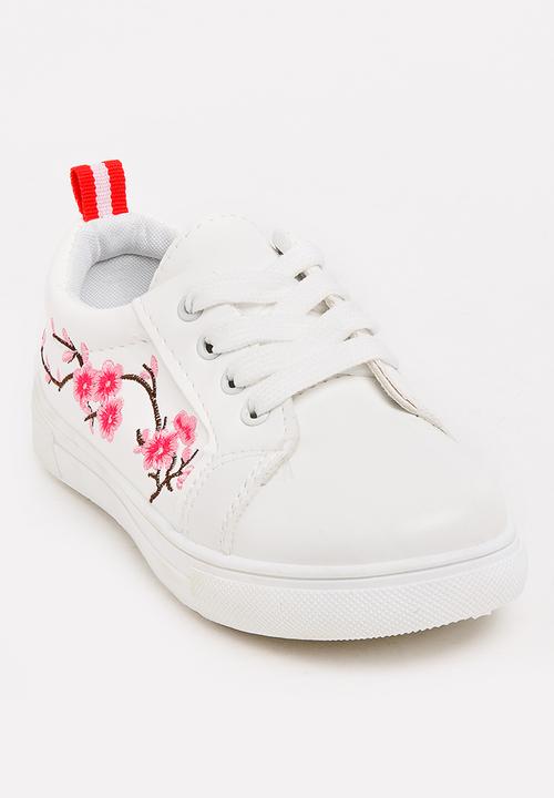 Pop Candy - Embroidered Sneaker White