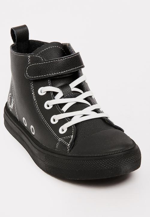 Pop Candy - Boys Hi Top Sneaker Black