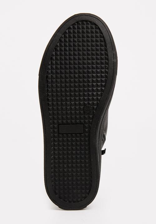 Pop Candy - Boys Hi Top Sneaker Black