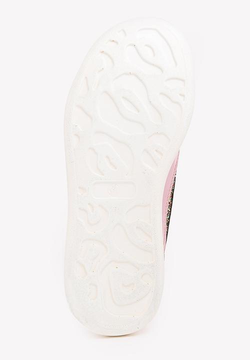 Pop Candy - Girls Metallic Sneaker Mid Pink