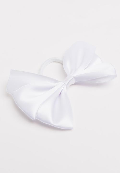 Jewels and Lace - Bow Hairband Cream