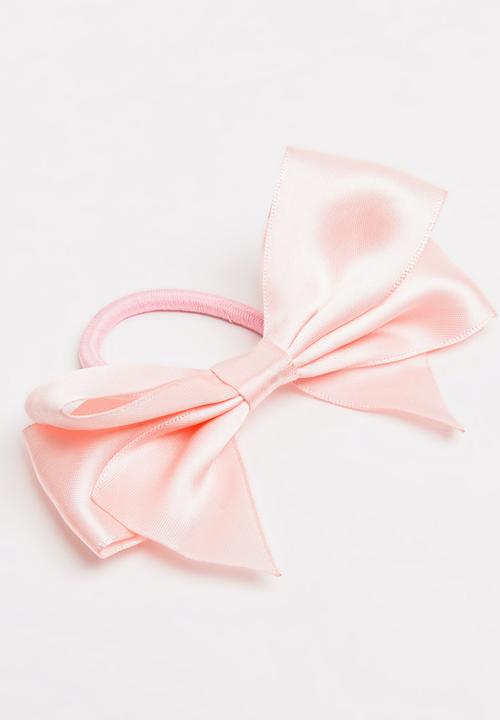Jewels and Lace - Bow Hairband Pale Pink