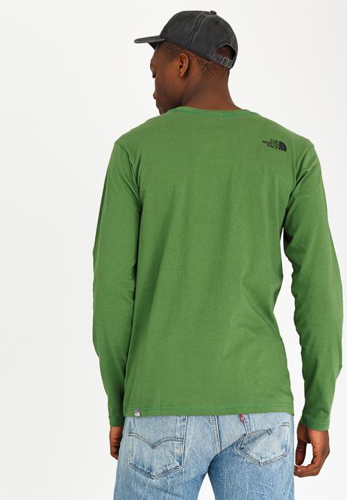 DNU - The North Face - Fine Printed Cotton Tee Khaki Green