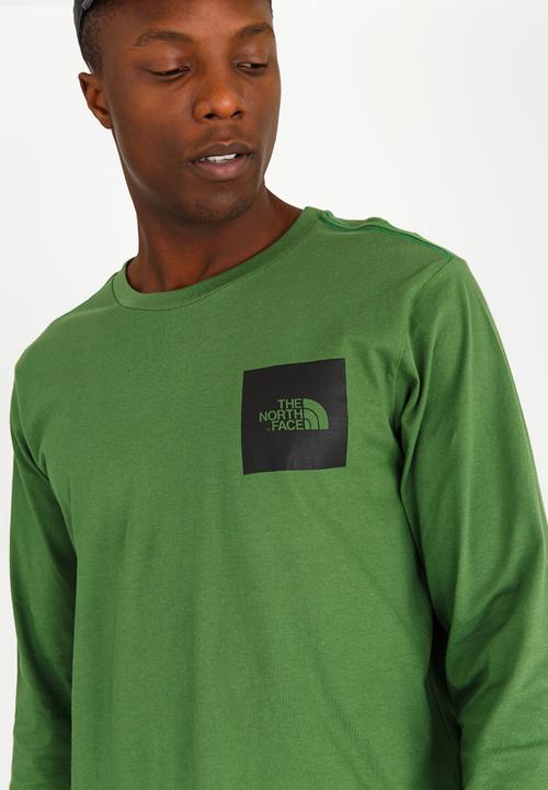 DNU - The North Face - Fine Printed Cotton Tee Khaki Green