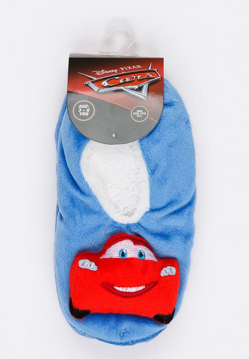 Character Fashion - Cars Sherpa Slippers Multi-colour