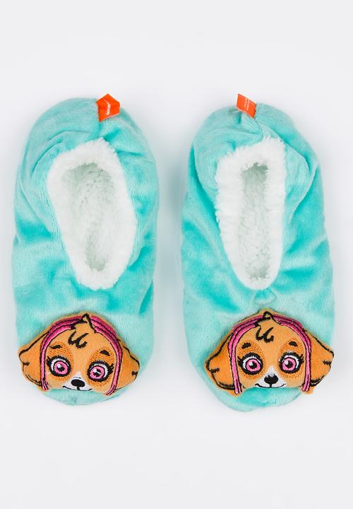 Character Fashion - Paw Patrol Sherpa Slippers Mid Green