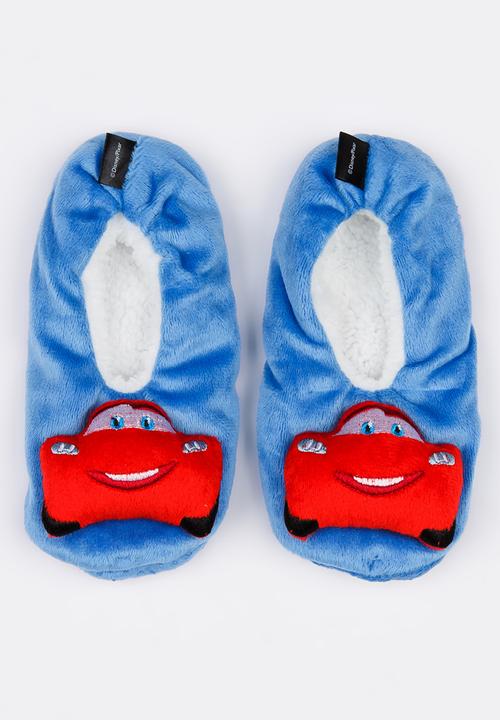 Character Fashion - Cars Sherpa Slippers Multi-colour