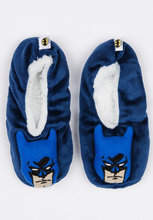 Character Fashion - Batman Sherpa Slippers Multi-colour