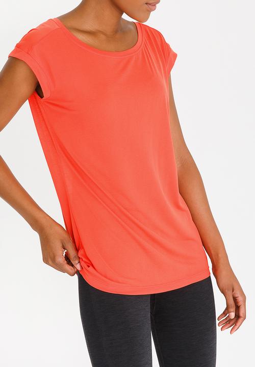 ASICS - Cape Sleeve Layering Top Coral