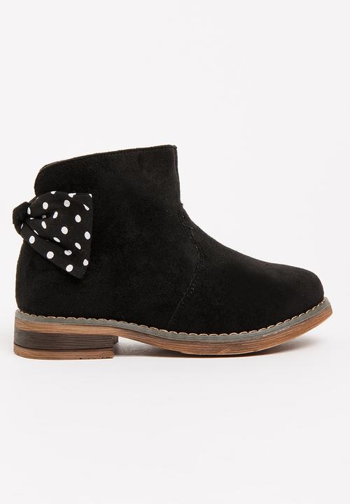 Pop Candy - Girls Ankle Boot Black